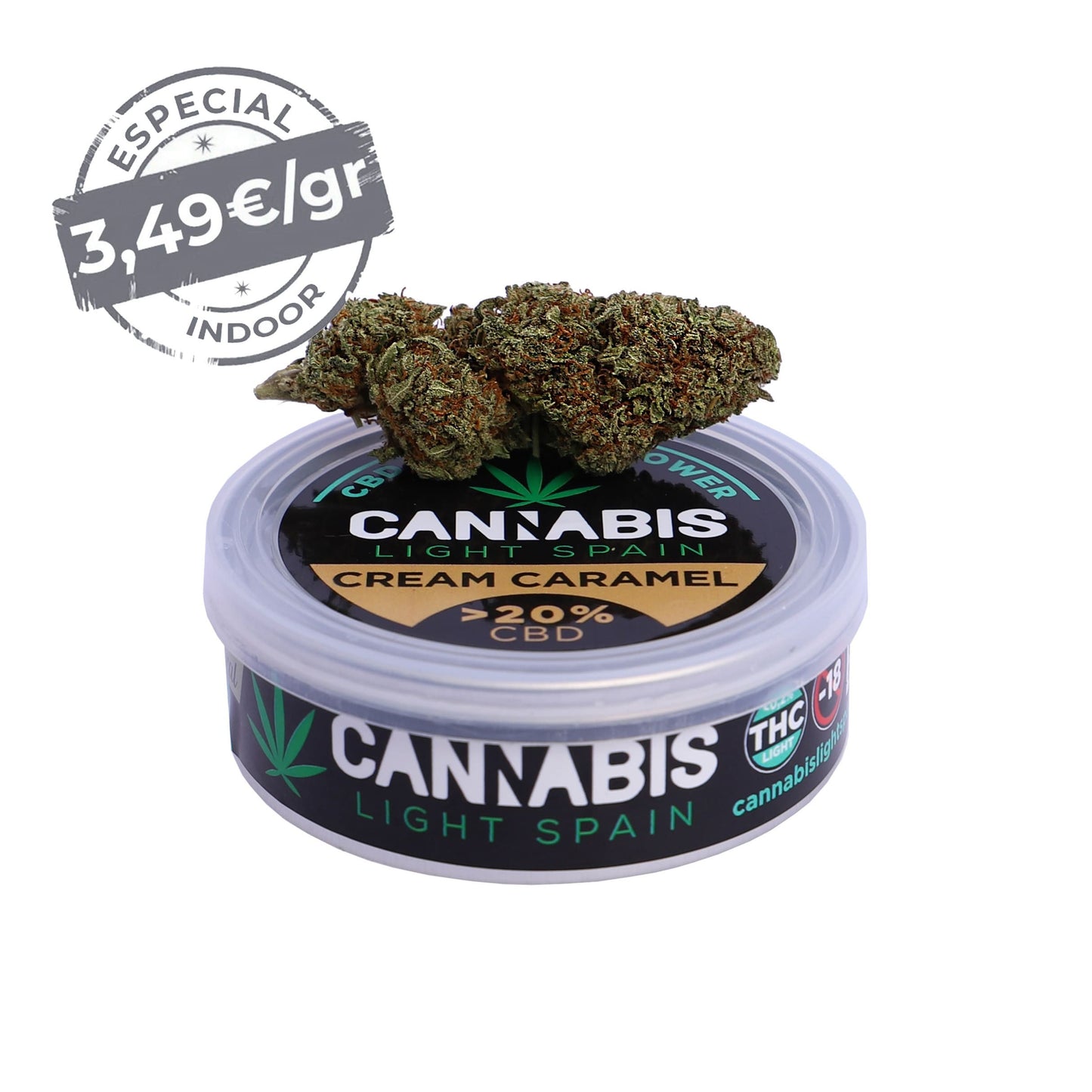 CANNABIS LIGHT SPAIN CBD Cream Caramel Indoor