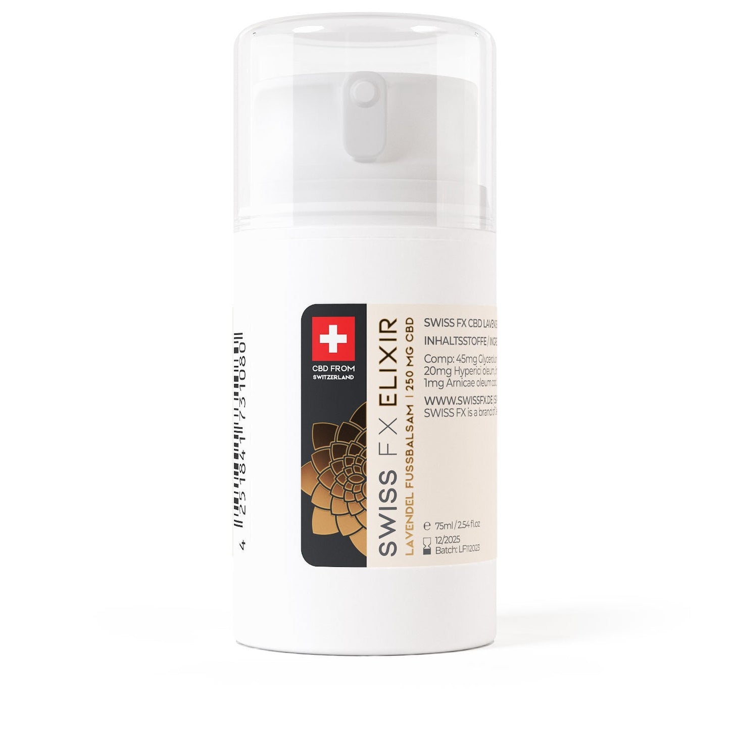 SWISS FX CBD Crema para pies con lavanda