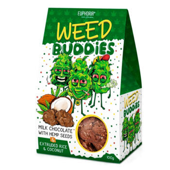 EUPHORIA Weed Buddies Galletas de Chocolate con Leche 100g